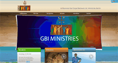 Desktop Screenshot of gbiministries.com